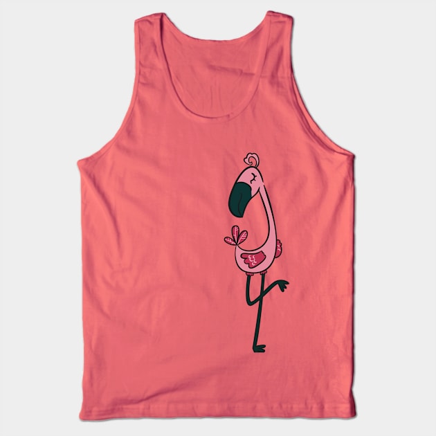 Flamingo Tank Top by CuteCoCustom